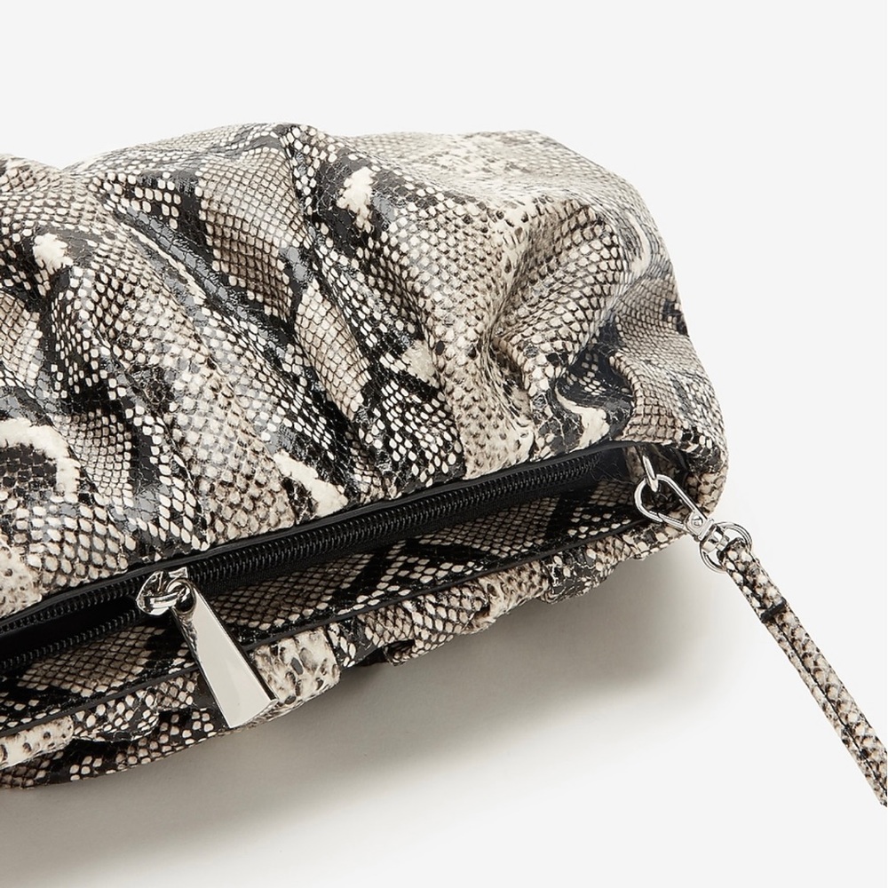 NEW snakeskin clutch - Picture 8 of 10